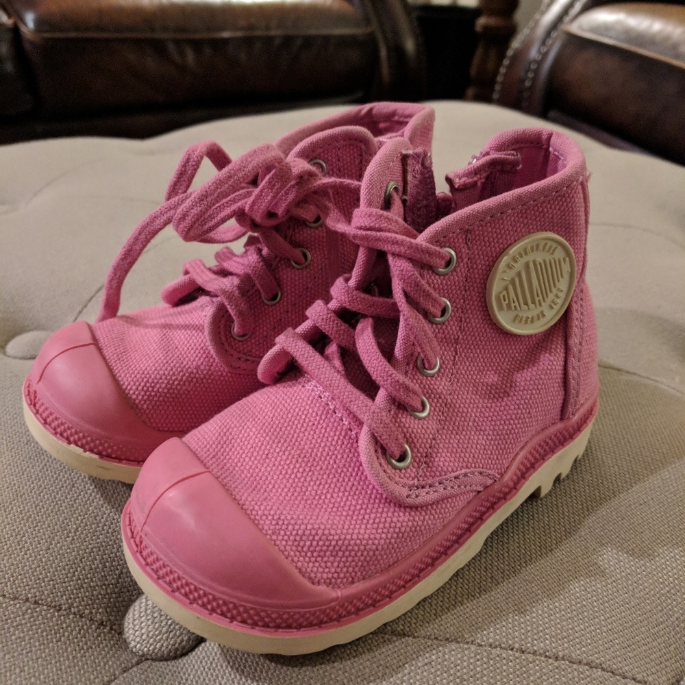 Pink Palladium toddler boots toddler size 6